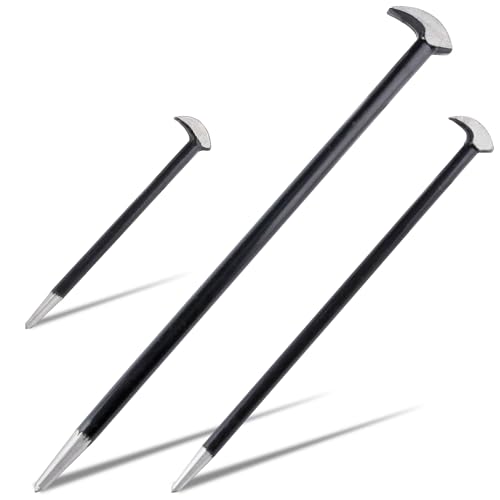 LEONTOOL Outils Automobiles pied de biche lot de 3 acier carbone