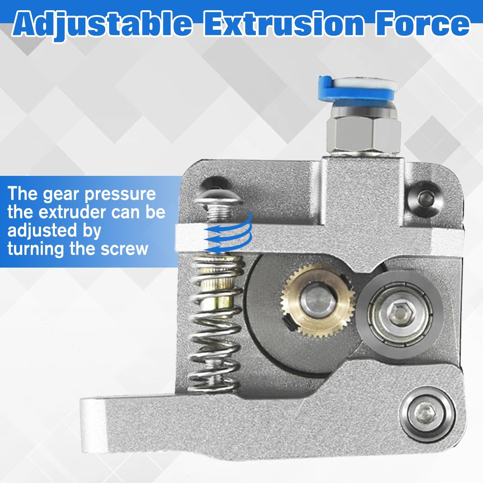 LEONTOOL Extrudeuse alu Ender 3 extrudeur 1,75 mm métal
