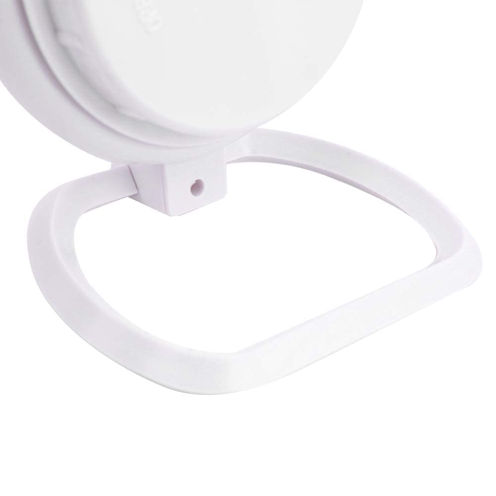 Jadeshay Horloge Salle de Bain Blanche Étanche