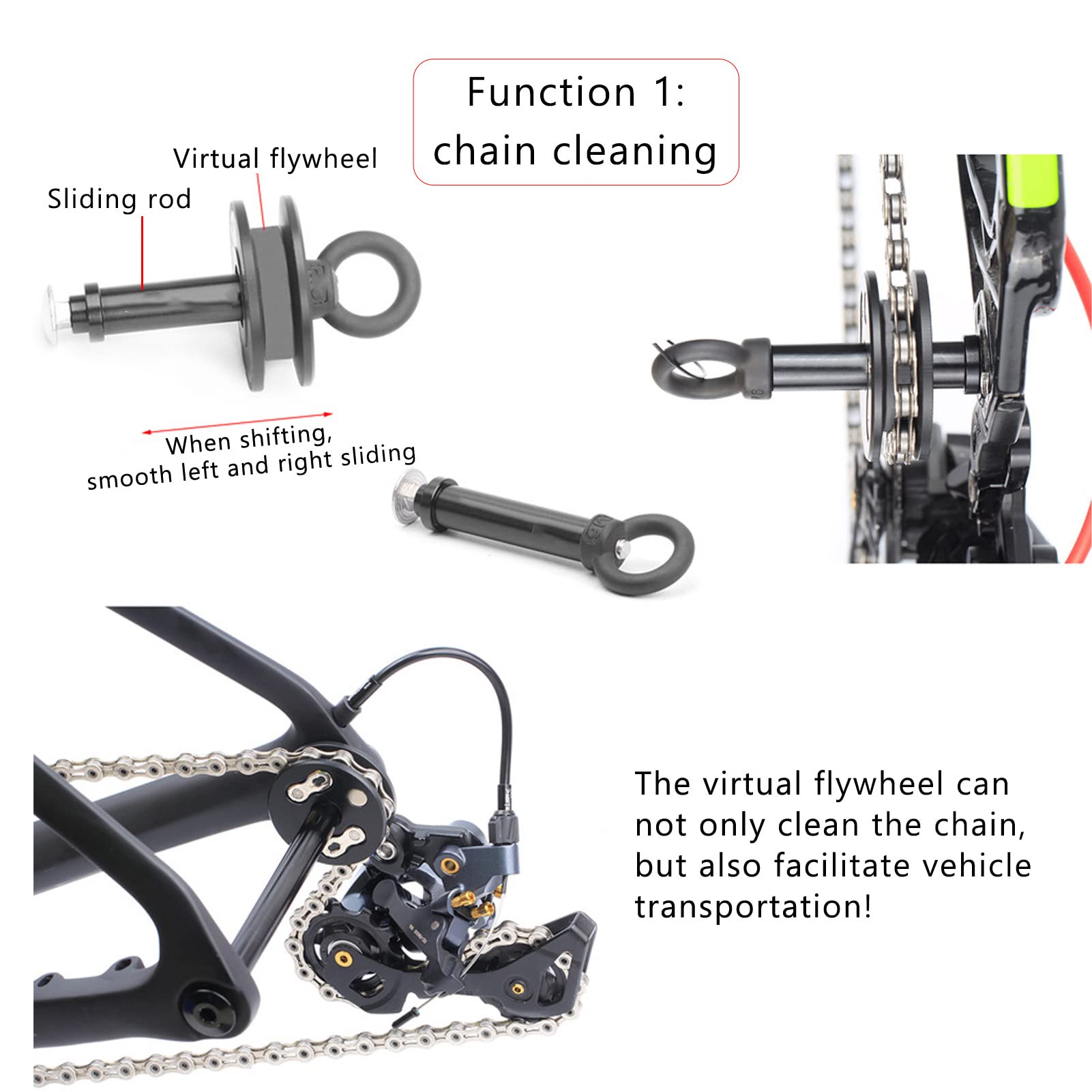 OUKENS Pièces de roue garde-chaîne vélo RL211 12 mm