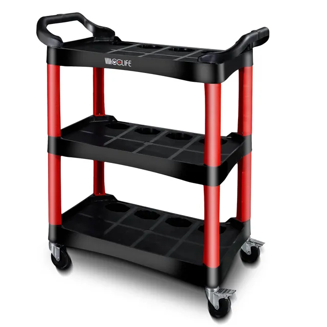 CCLIFE DIY Tools chariot atelier 3 niveaux servante avec compartiments 150 kg