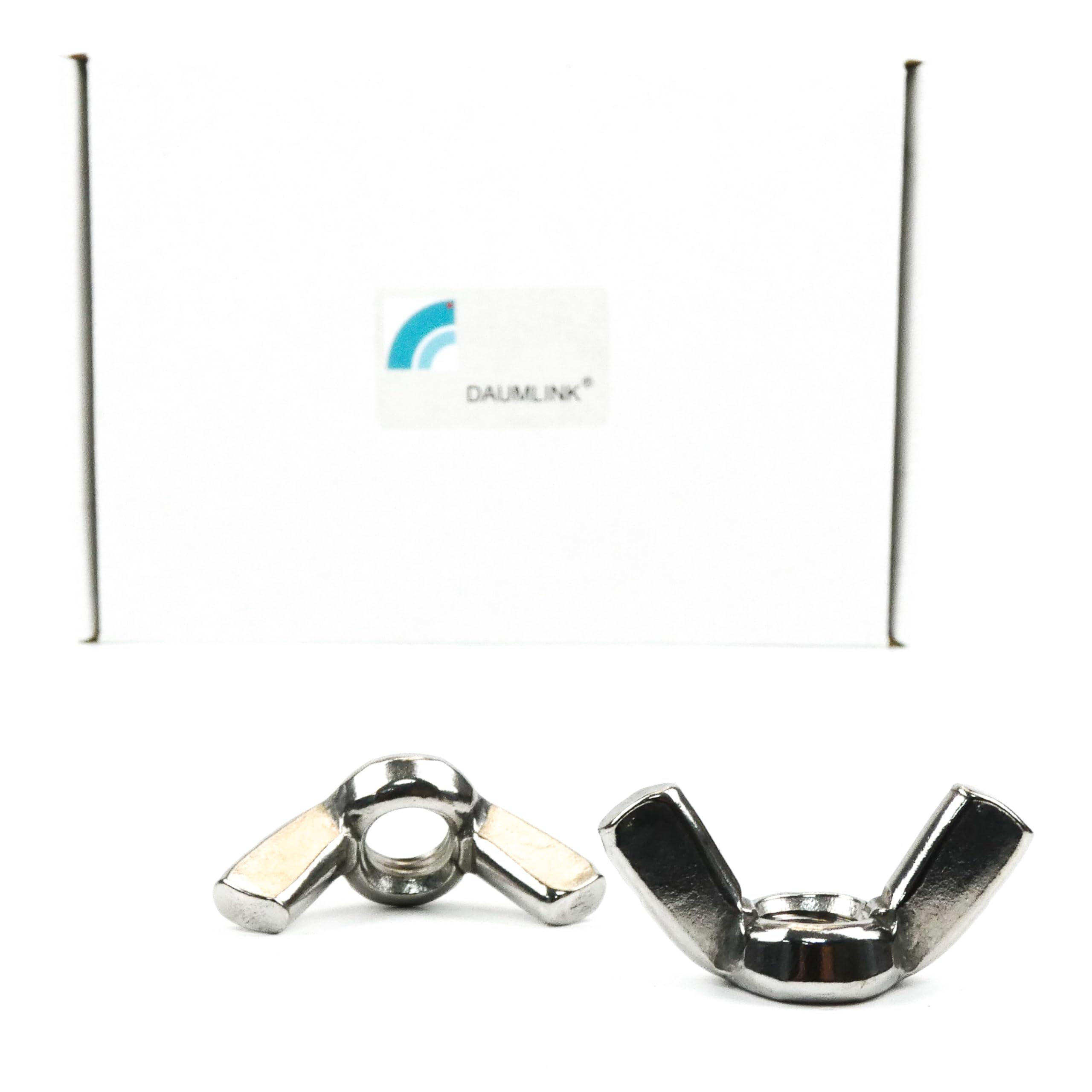 DAUMLINK Écrous Écrou papillon M12 inox 25 pcs sans outil