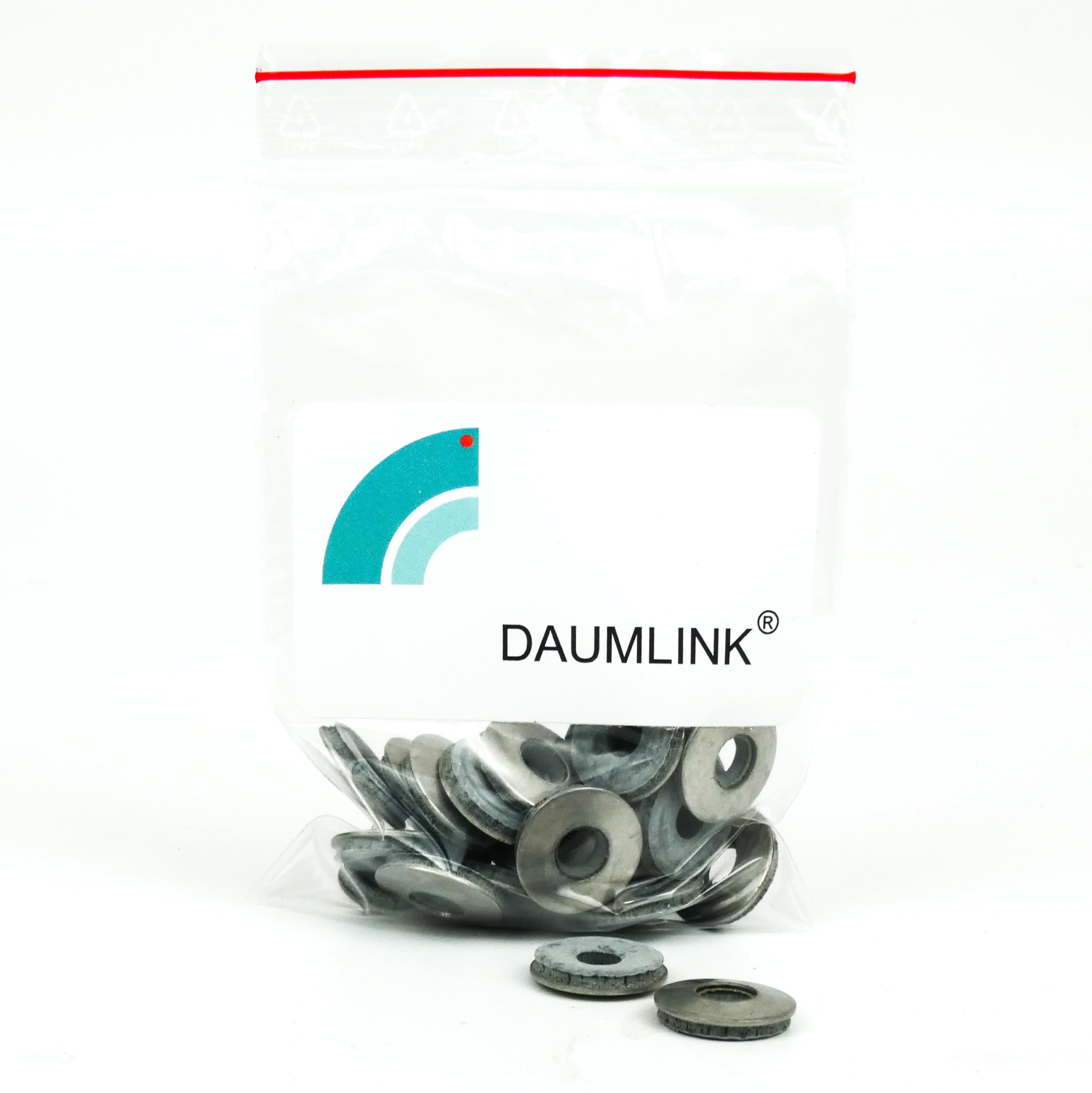DAUMLINK Rondelles d'étanchéité inox A2 EPDM 6,8x16 lot 25