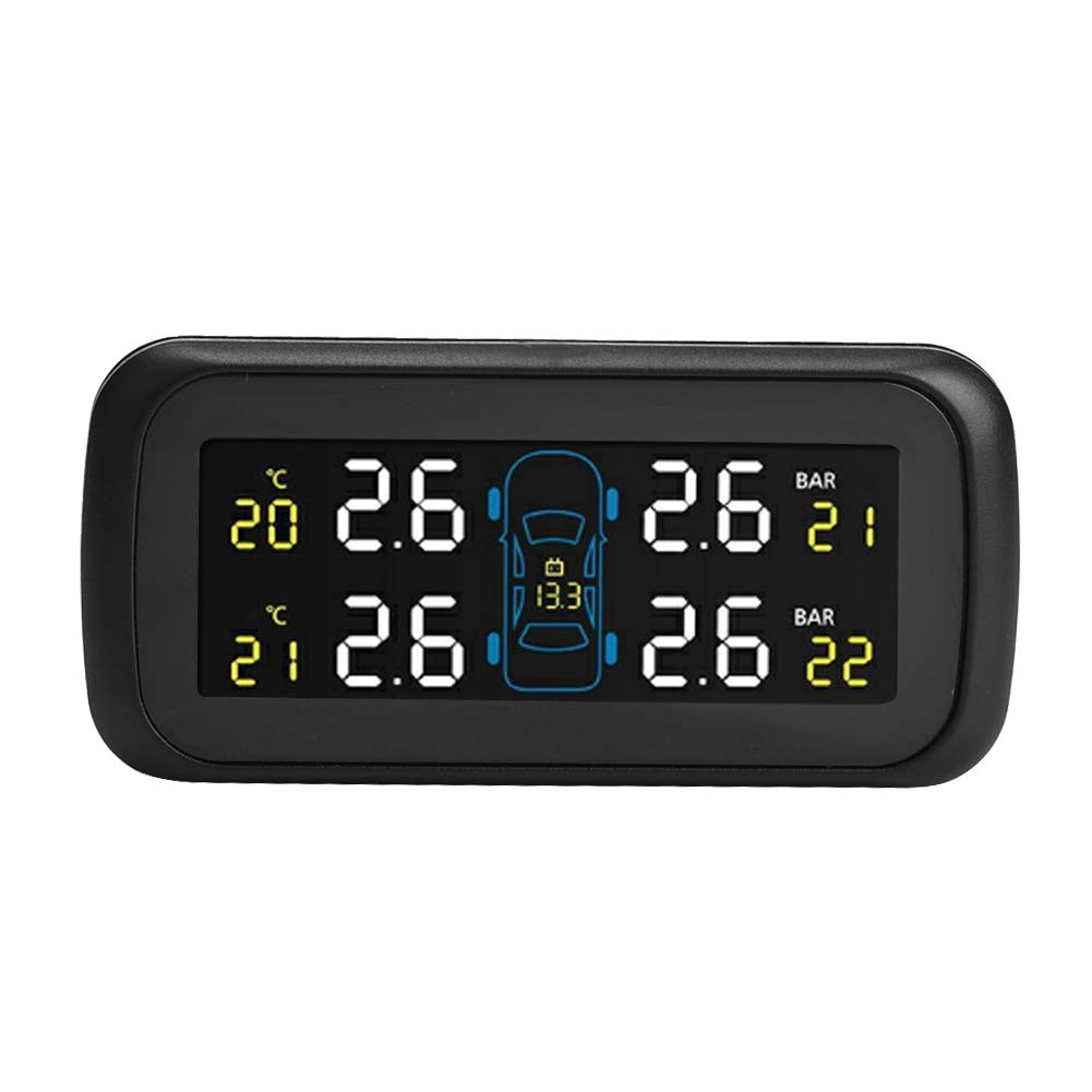 OUKENS TPMS pression pneus 4 capteurs internes LCD USB