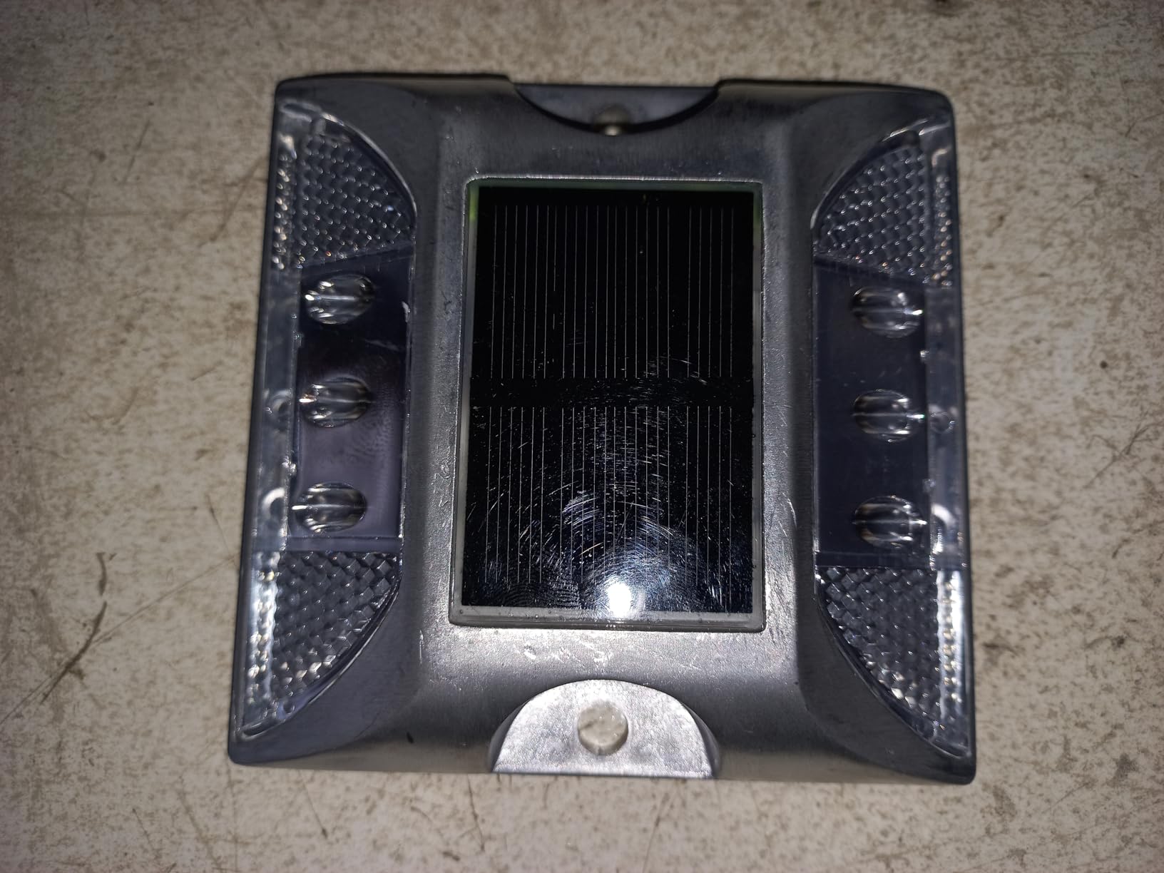 OUKENS Lampe solaire de sol rouge IP65