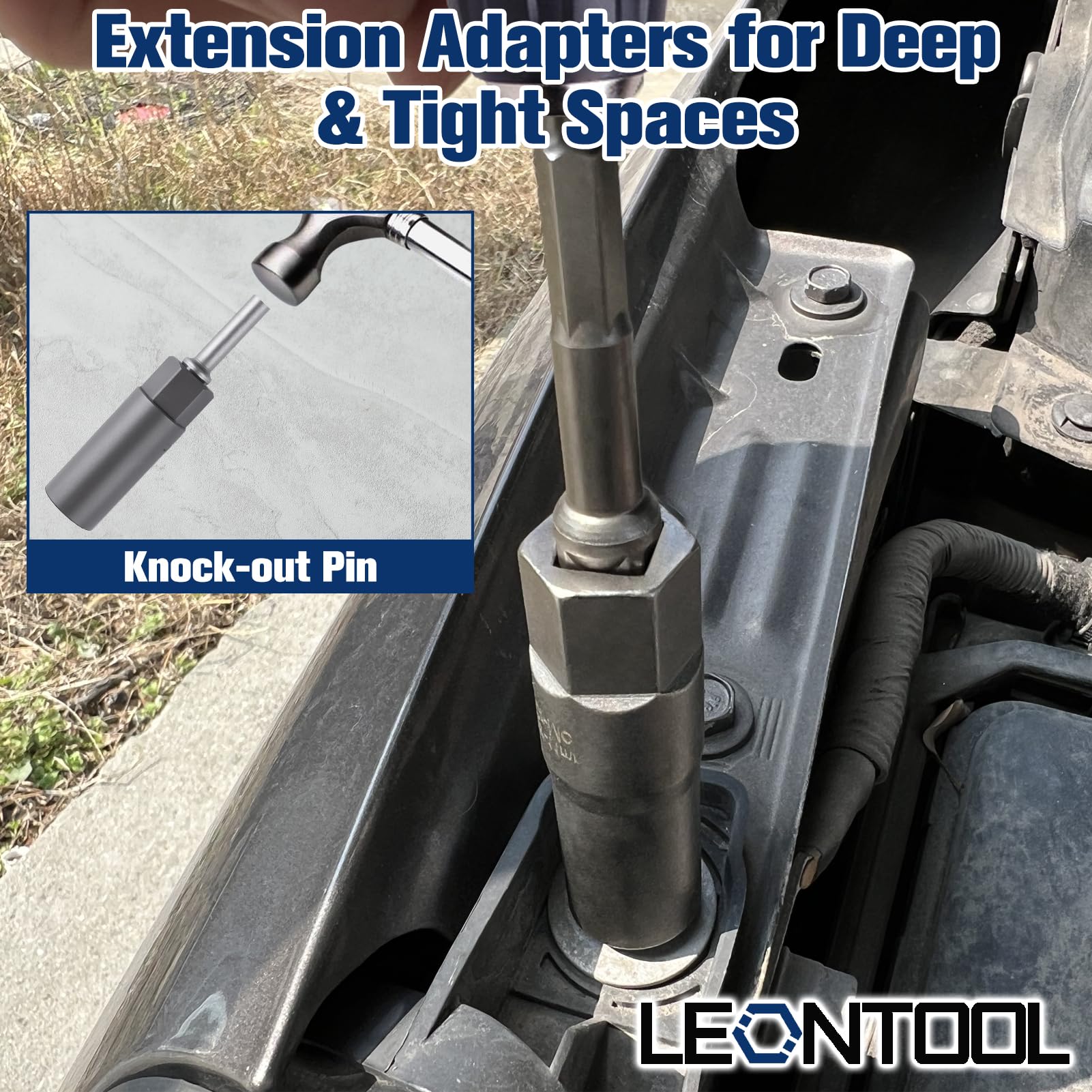 LEONTOOL Vis et Écrous Extracteur Boulon Spiral Profond 16 Pièces