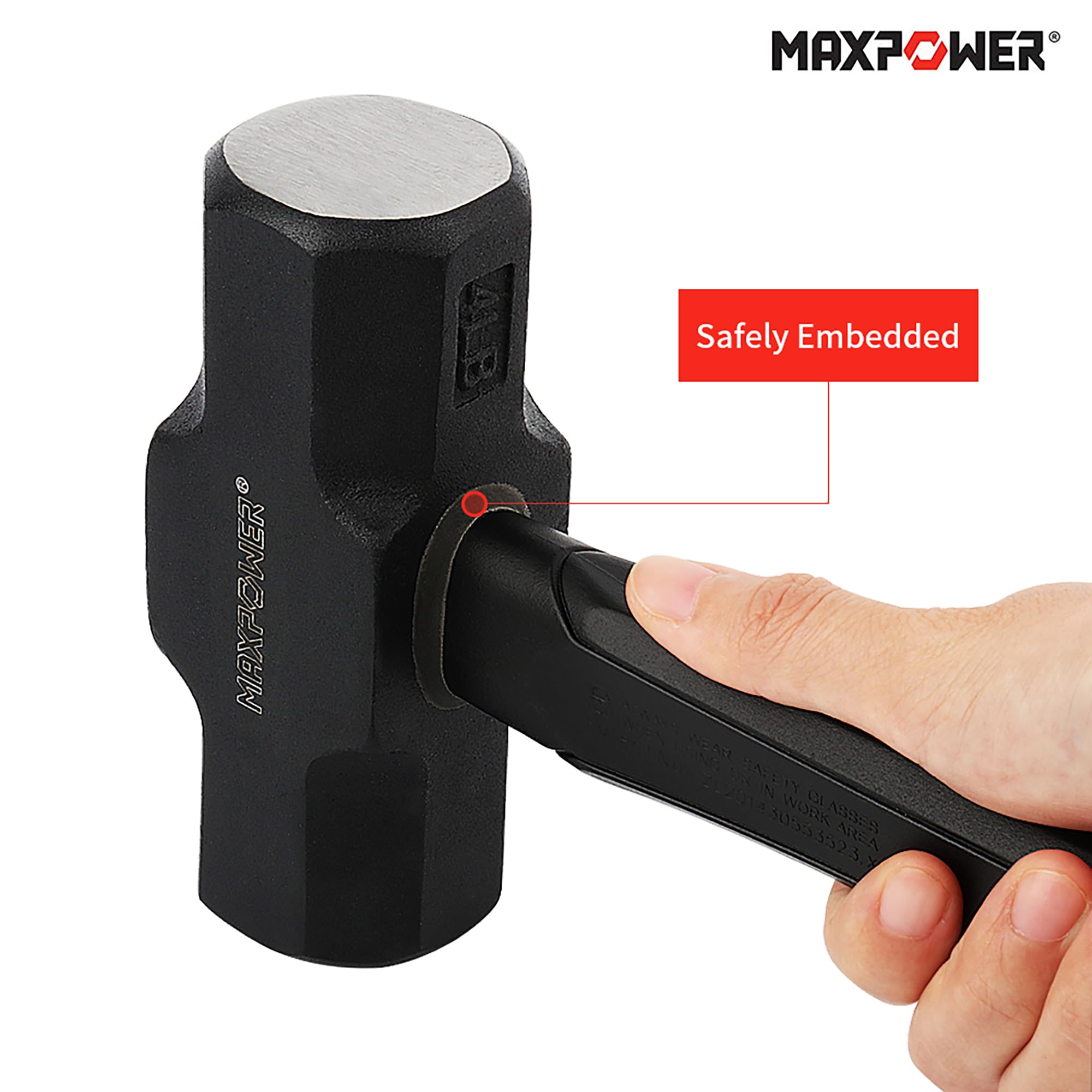 MaxPower Outils de frappe massette 1,8 kg fibre de verre 310 mm