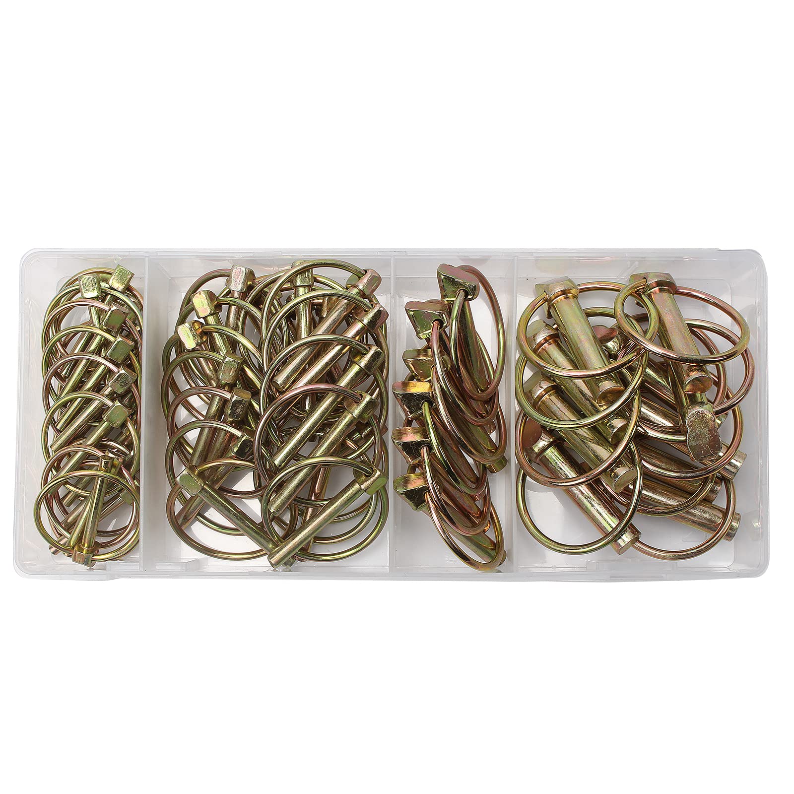 CCLIFE DIY Tools Goupilles Clip 50Pcs 4,5-11mm Galvanisé