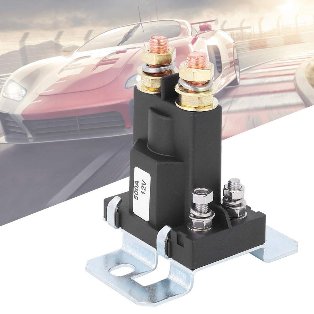 OUKENS Relais Démarrage 12V 500A Interrupteur Batterie Camion