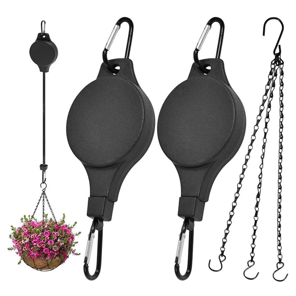 LEONTOOL Outils de Jardinage Poulie Plante Rétractable Lot 2