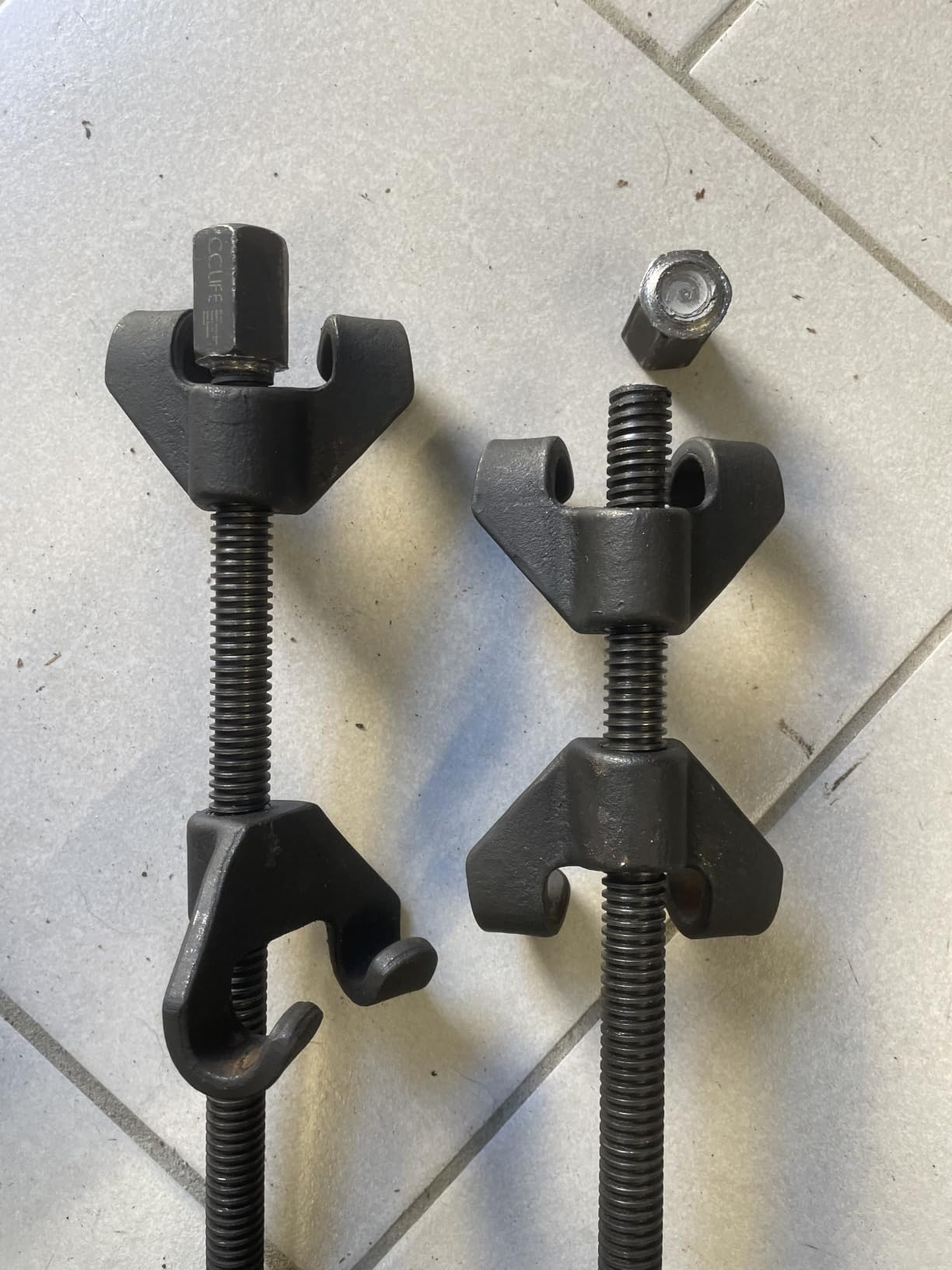 CCLIFE Spring Compressor 2 compresseurs ressort 370 mm CR-V