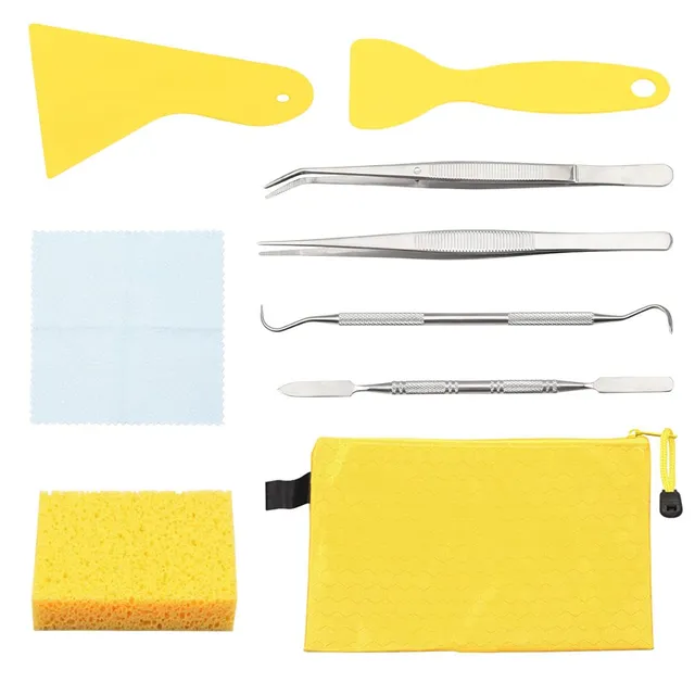 LEONTOOL Outils pour Mosaïque Kit débutant 9 pièces inox