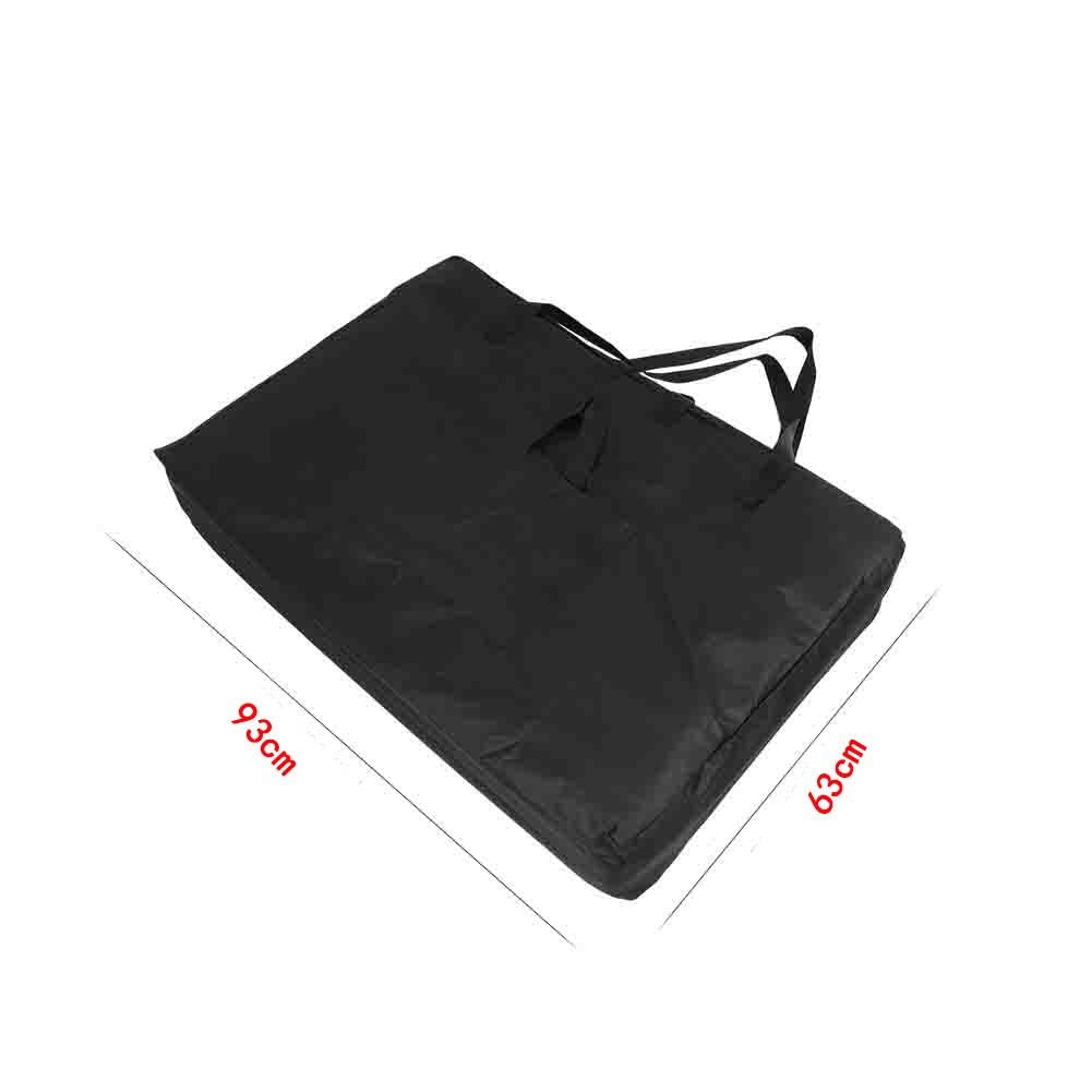 Jadeshay sac table de massage toile noir 93x63x23 cm