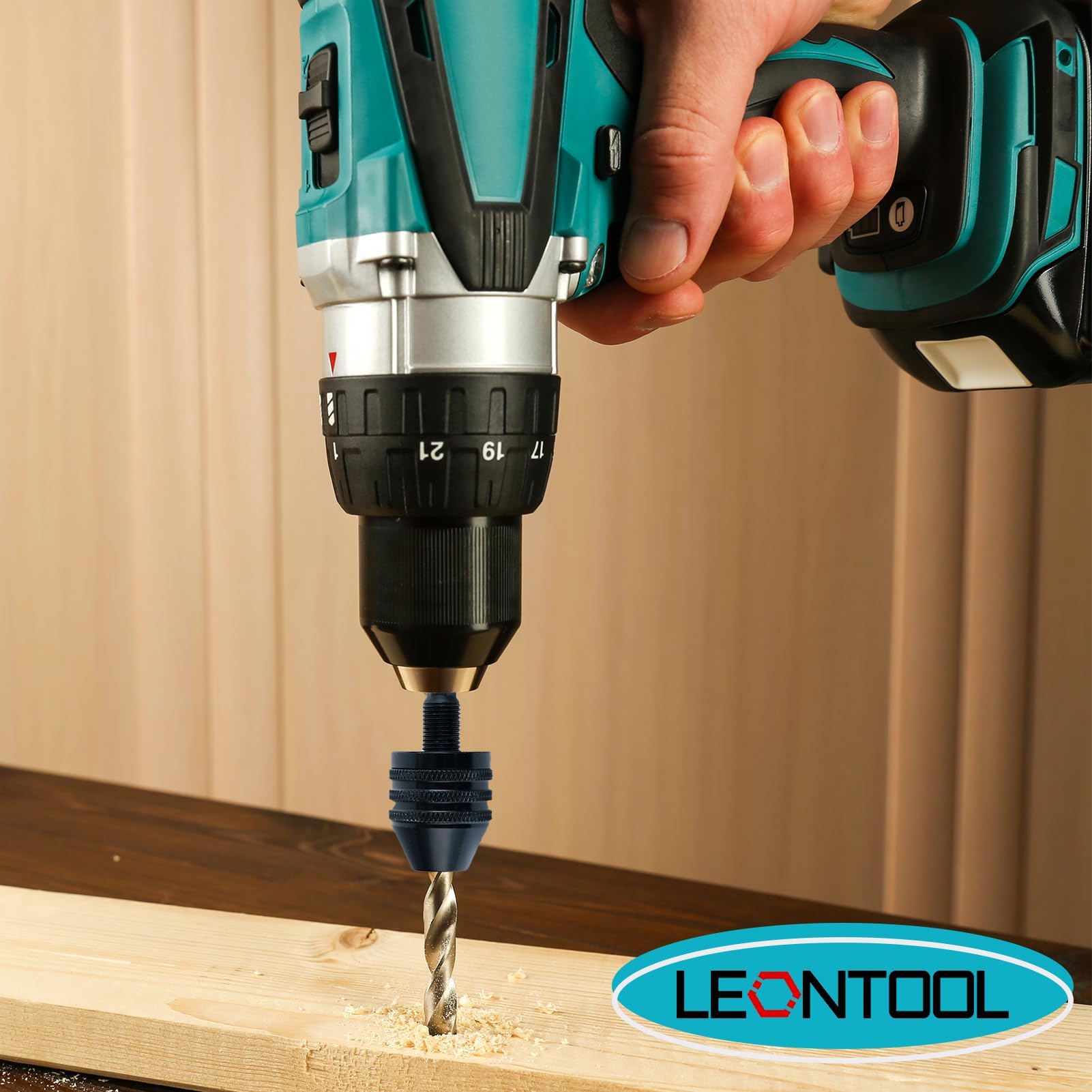 LEONTOOL Tournevis adaptateur mandrin hexagonal lot de 2