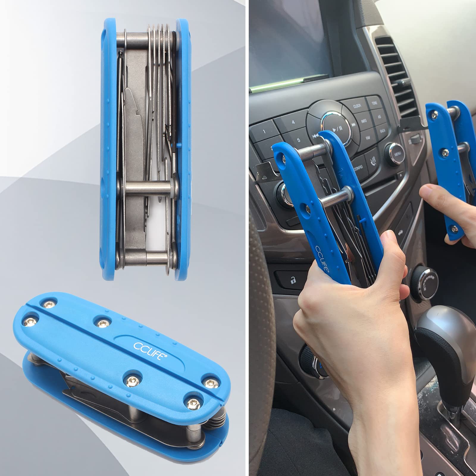 CCLIFE Auto Trim Panel Remover Tools extracteur autoradio 16 en 1