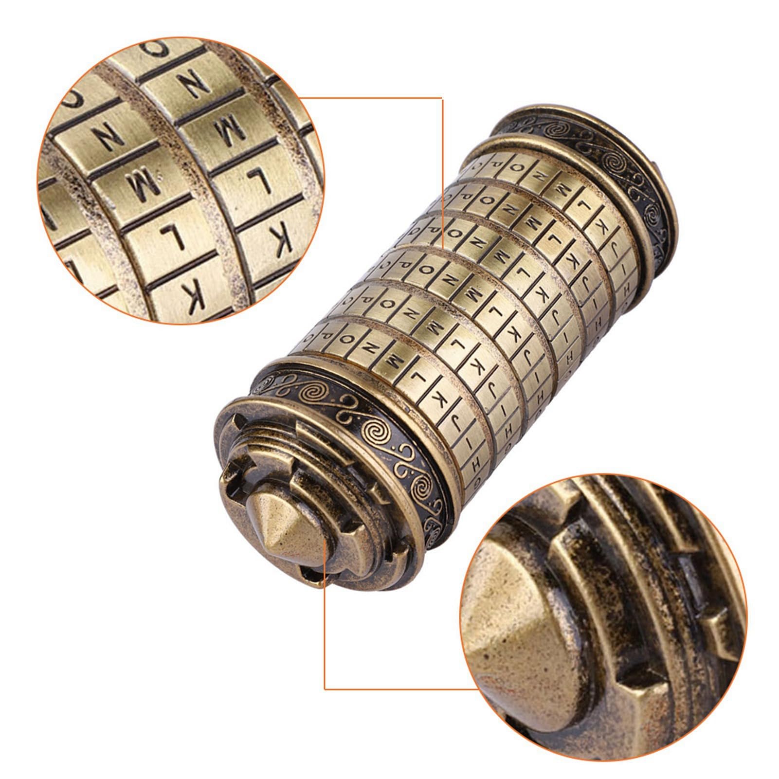 OUKENS Sports et loisirs mini serrure cryptex métal bague