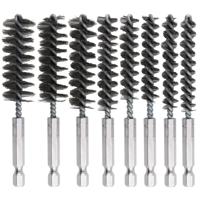 LEONTOOL Sanding brosse alésage inox 8-19 mm lot 8