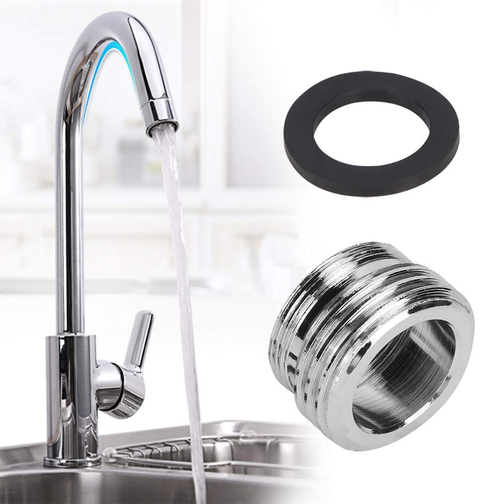 OUKENS Outillage Adaptateur Robinet Cuisine Laiton Chromé + Joint