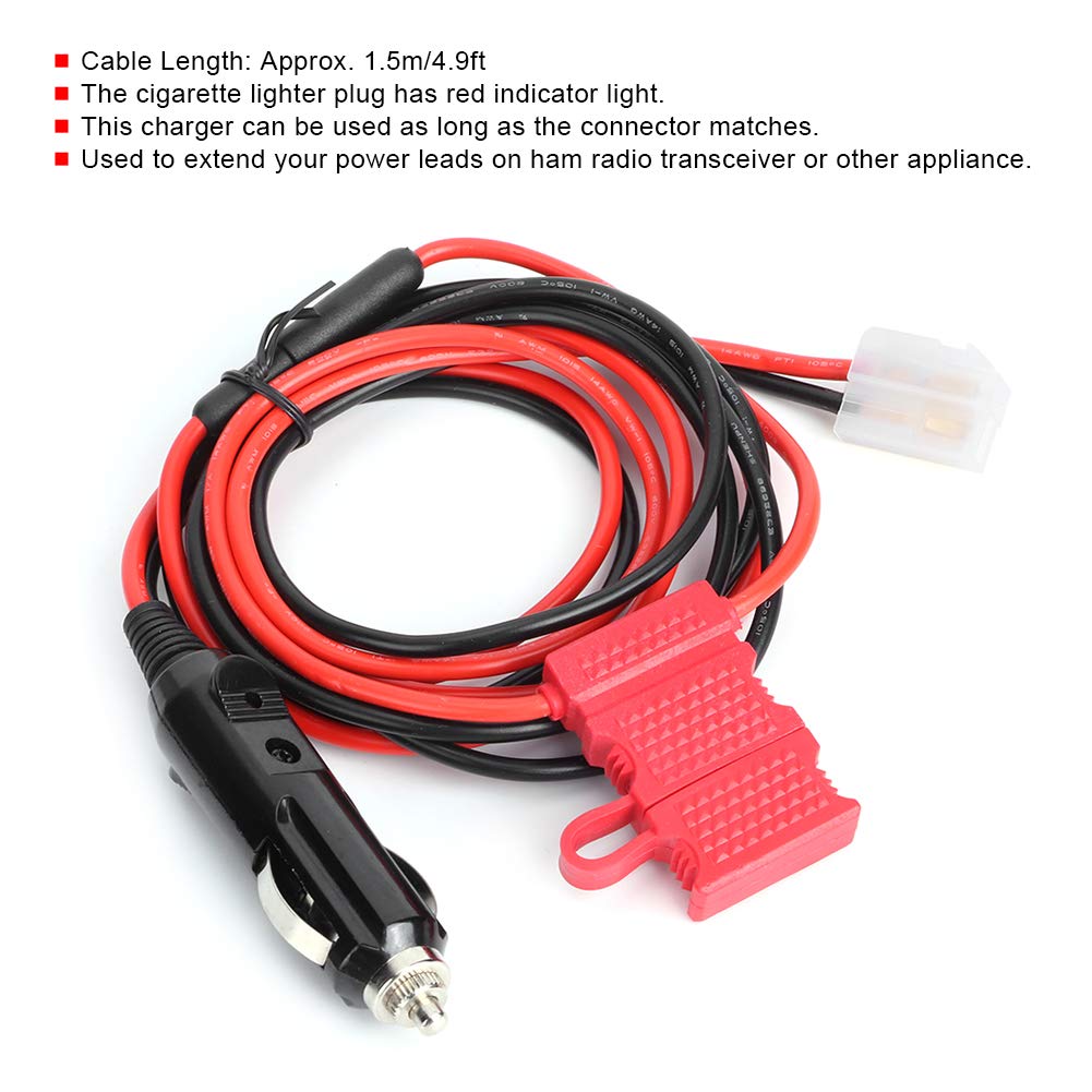 OUKENS Électronique automobile câble radio 12V 1,5 m