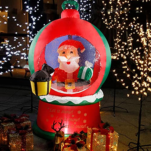 CCLIFE DIY Tools bonhomme neige gonflable LED boule neige