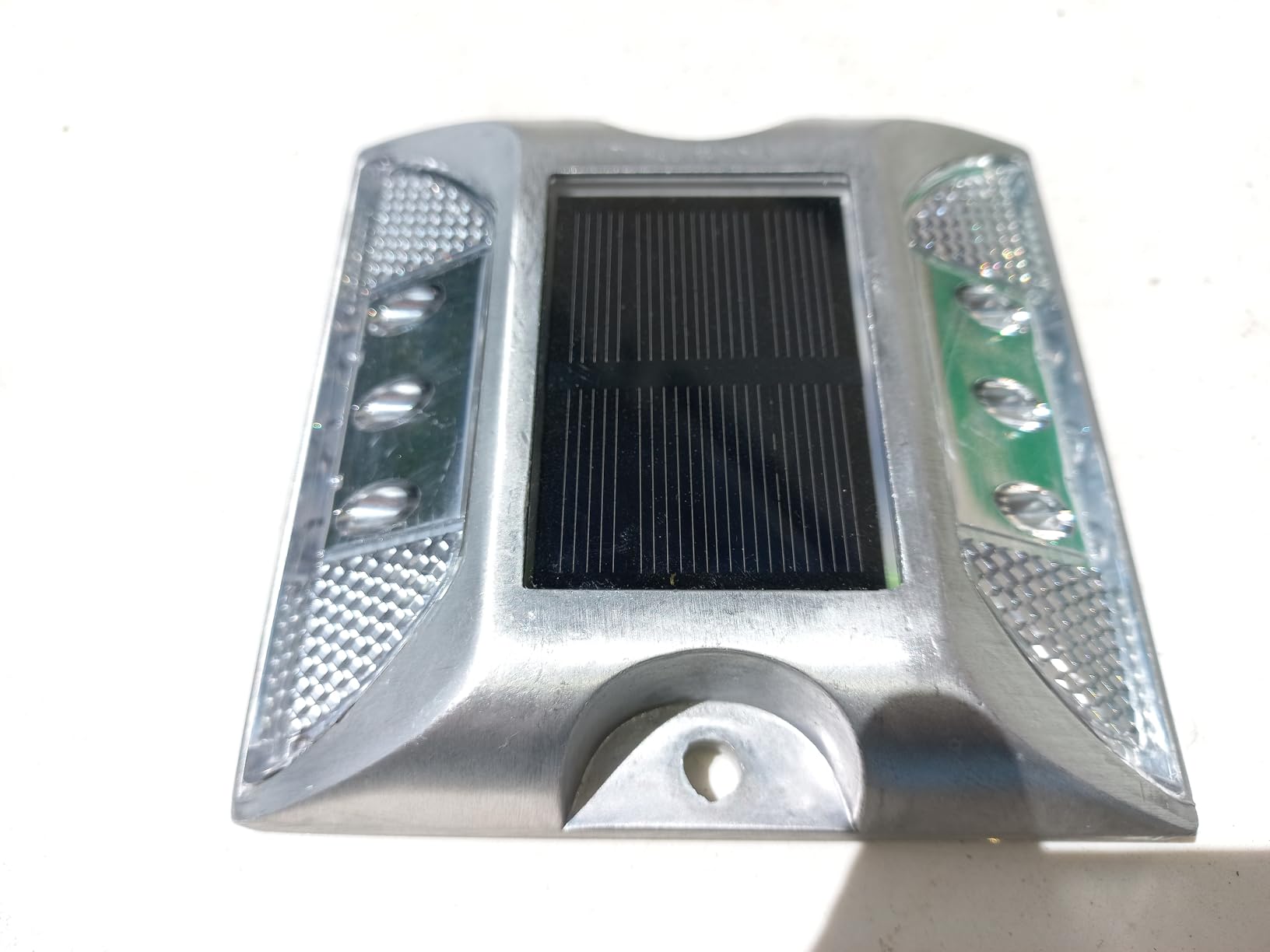 OUKENS Lampe solaire de sol rouge IP65