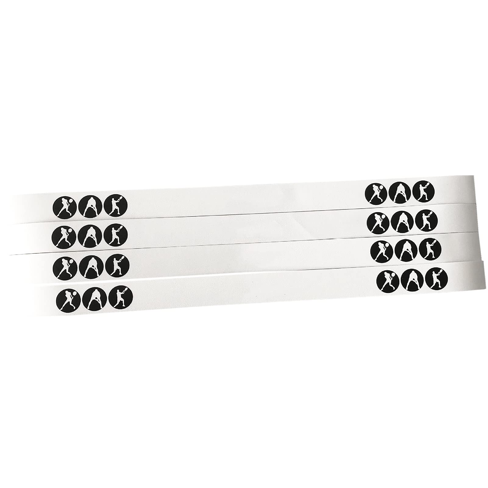 OUKENS Sports et loisirs bande raquette tennis PU 5 m blanc