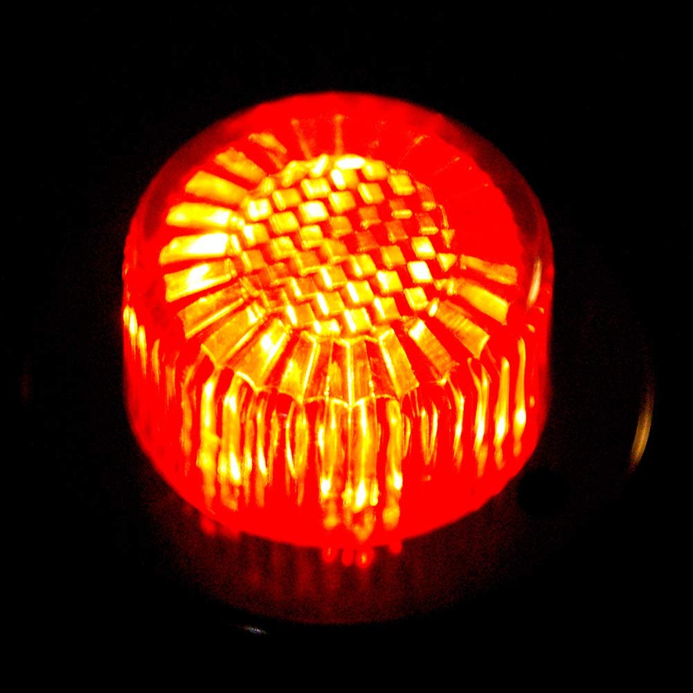 OUKENS Électronique automobile feu gabarit LED rond 24V rouge 3W