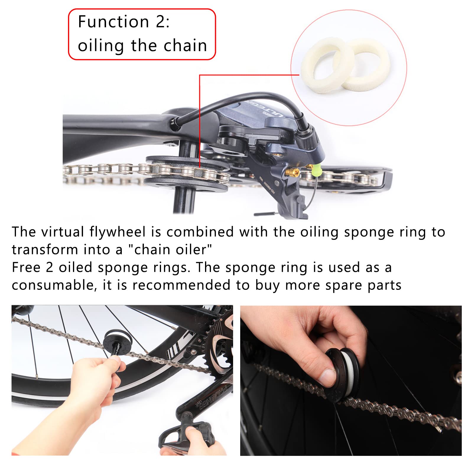 OUKENS Pièces de roue garde-chaîne vélo RL211 12 mm