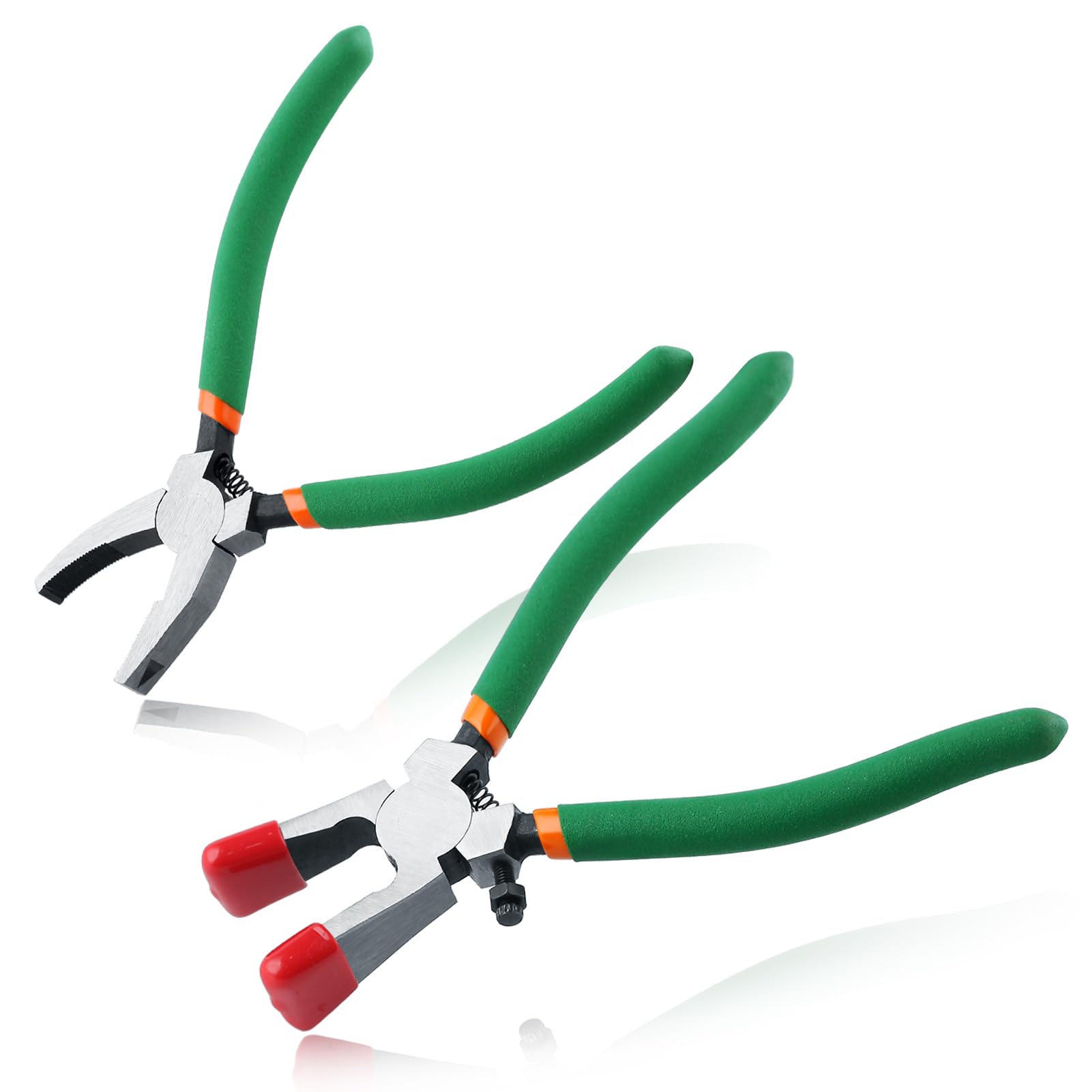 LEONTOOL Pince à Verre 15,2cm Acier Brise-Verre Vitrail