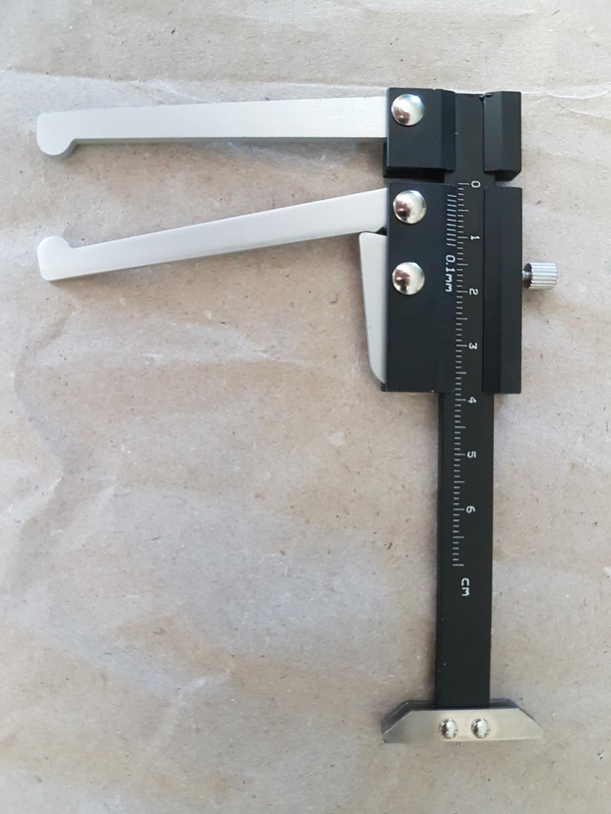 OUKENS Jauge Profondeur Pneu 0-60 mm Jauge 0,1 mm Alu