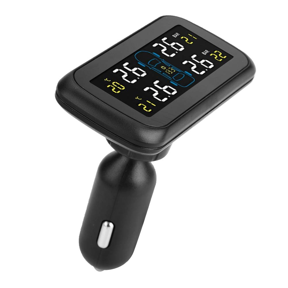 OUKENS TPMS pression pneus 4 capteurs internes LCD USB