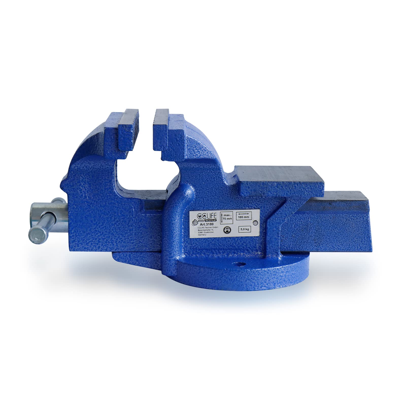 CCLIFE DIY Tools Étau Établi Fonte 100mm Acier