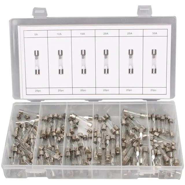CCLIFE DIY Tools fusibles verre voiture 120 pièces 5-30A