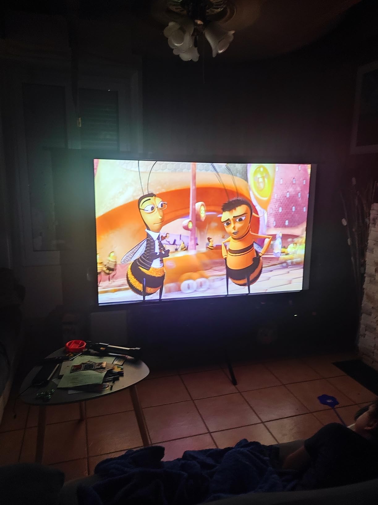 CCLIFE DIY Tools Écran Vidéoprojecteur Trépied 178x178cm 100"
