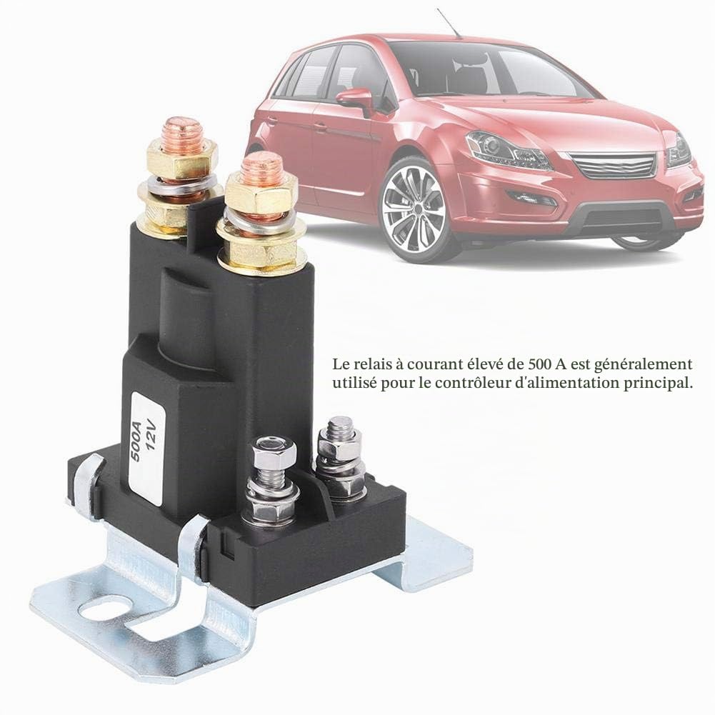 OUKENS Relais Démarrage 12V 500A Interrupteur Batterie Camion