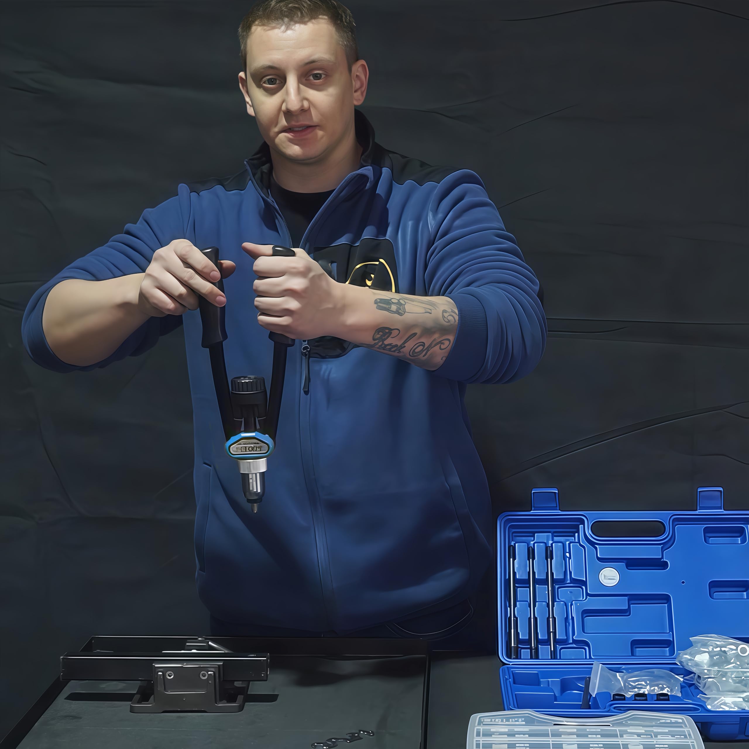 CCLIFE Rivet Guns pince à insert fileté M5-M12 150 écrous