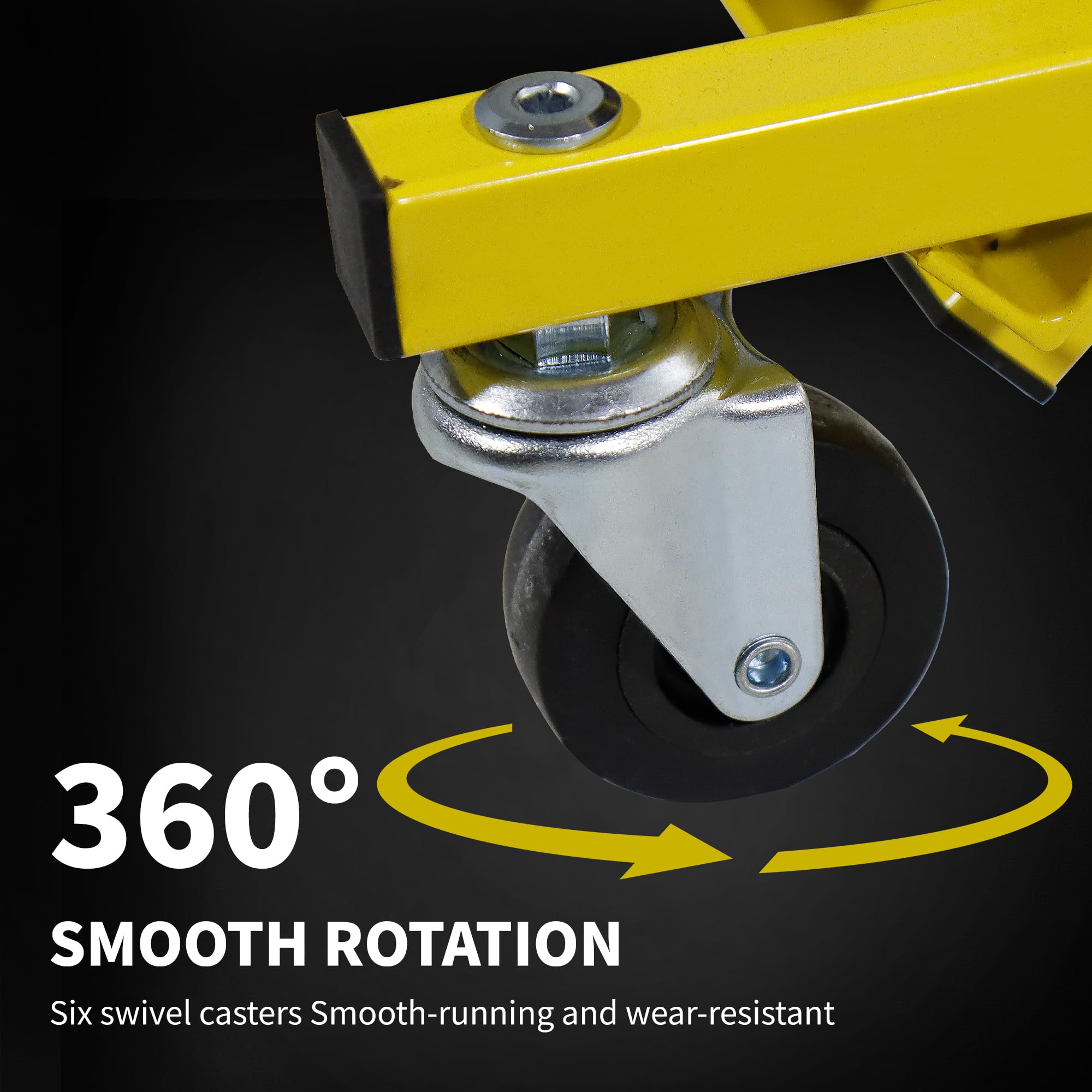 CCLife DIY Tools chariot visite pliable 2 en 1 150 kg