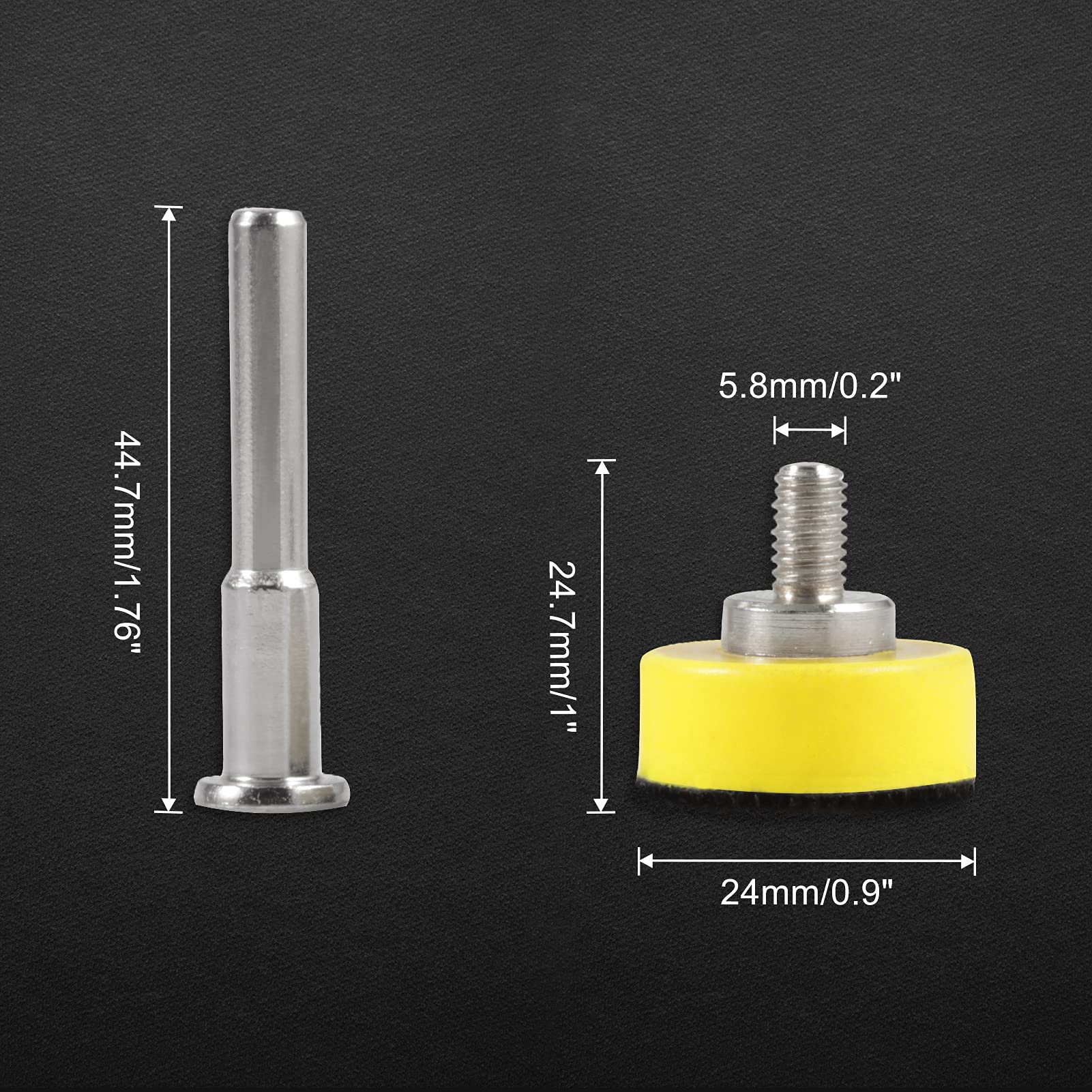 LEONTOOL Sanding patin ponçage 2,5 cm lot 5 perceuse