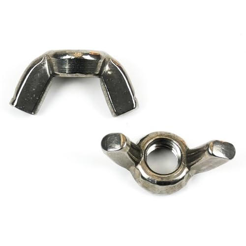 DAUMLINK Écrous Écrou papillon M8 inox 25 pièces sans outil