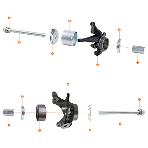 CCLIFE extracteur roulement roue 31 pièces garage