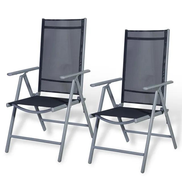 CCLIFE DIY Tools chaise jardin pliante 7 positions Teslin 150 kg