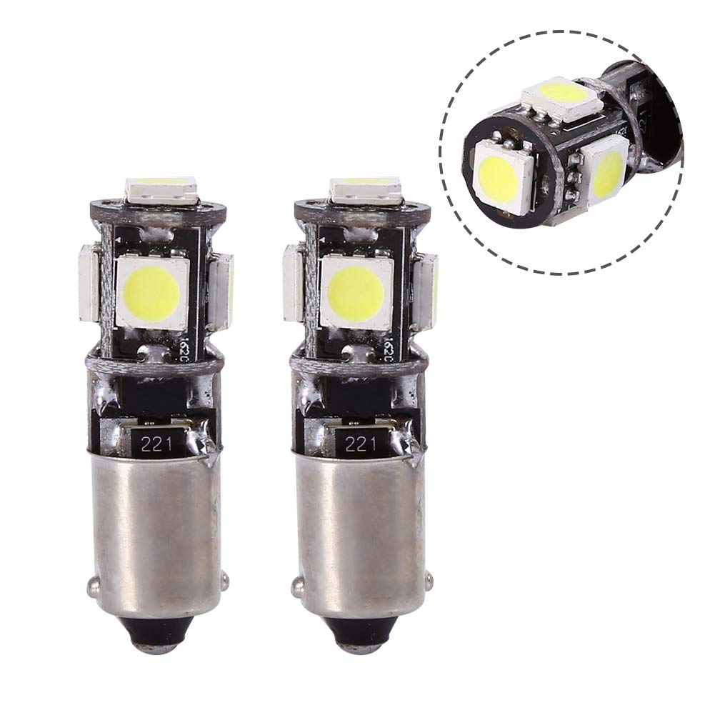 OUKENS Ampoule LED BA9S H6W Auto 360° Lot de 2