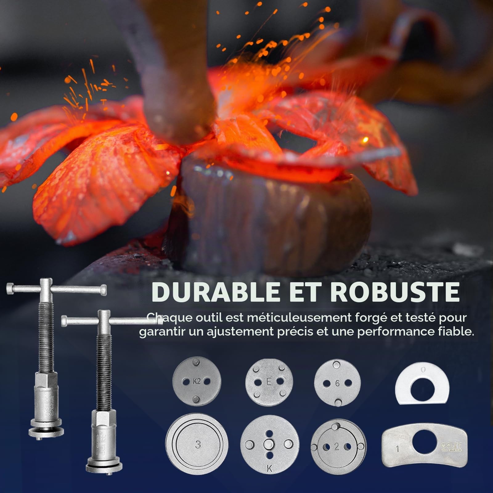 CCLIFE Brake System Tools repousse piston 22 pièces