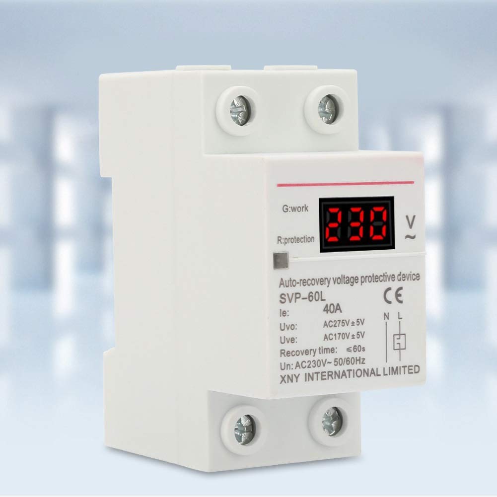 Jadeshay Installation Électrique protecteur tension 230V 40A auto