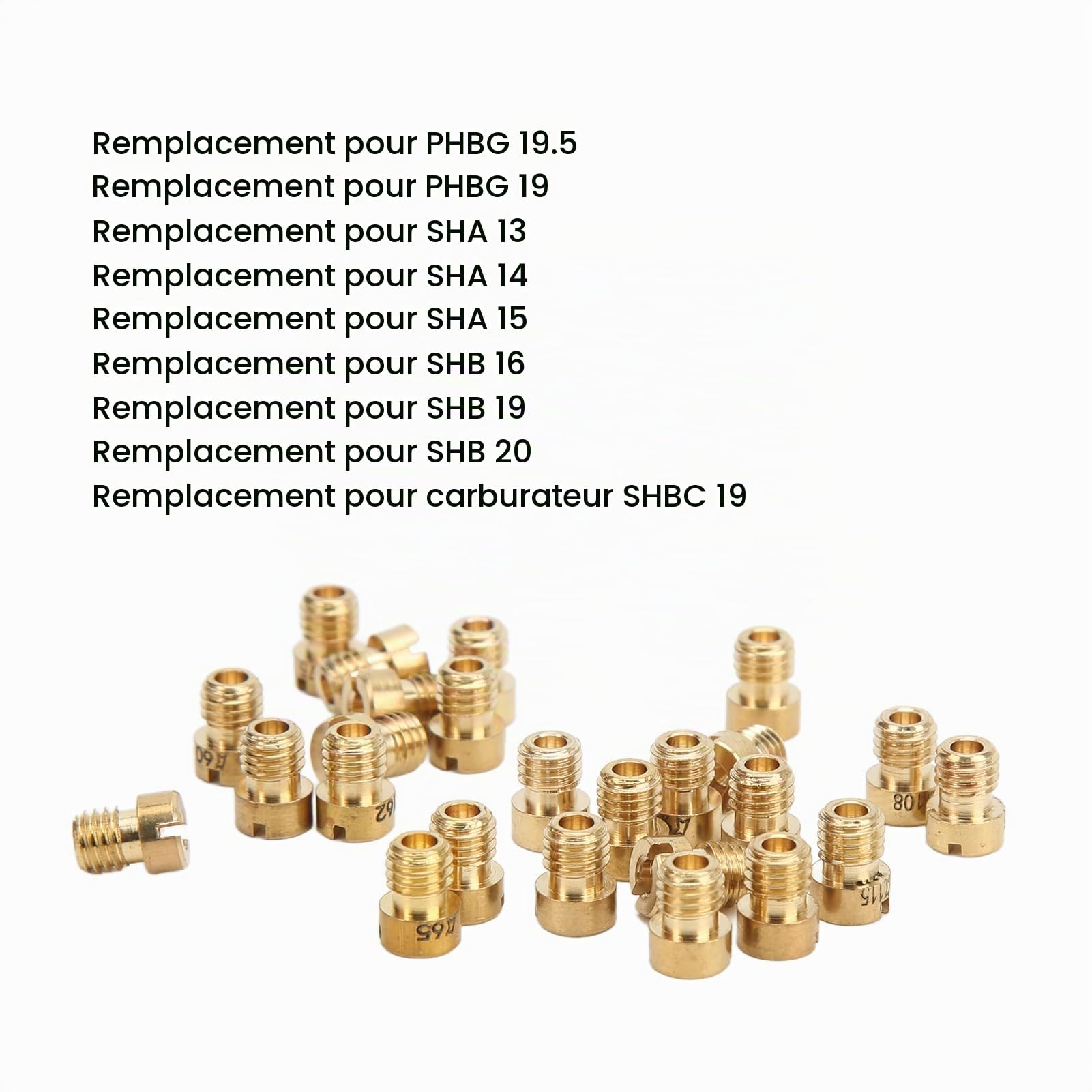 OUKENS Pièces d'auto kit gicleur carburateur M5 55-115 25 pcs