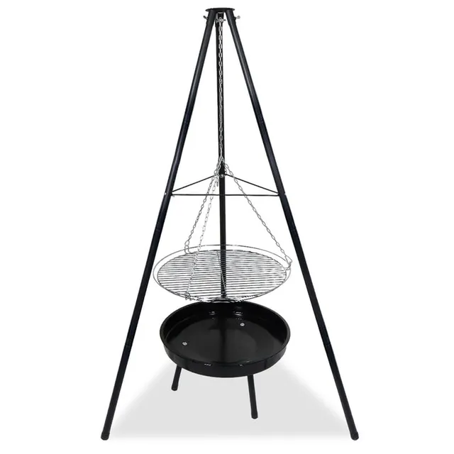 CCLIFE DIY Tools trépied barbecue 166 cm foyer grille