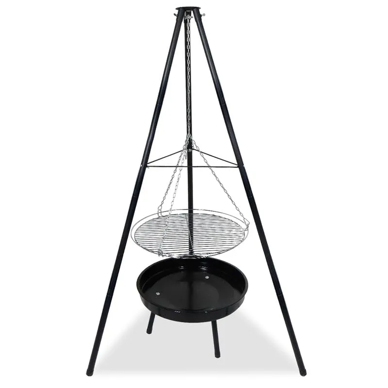 CCLIFE DIY Tools trépied barbecue 166 cm foyer grille