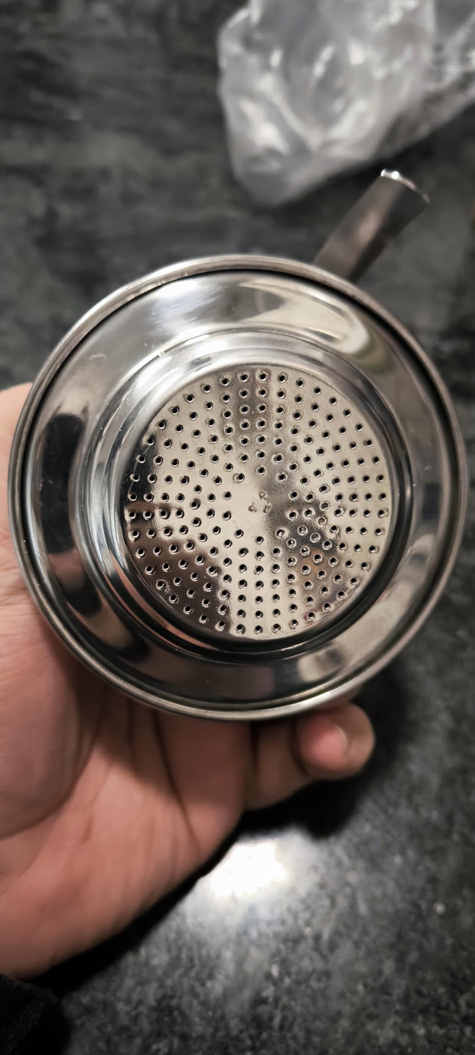 OUKENS Filtre Café Vietnamien Inox 100 ml 1 Tasse Réutilisable