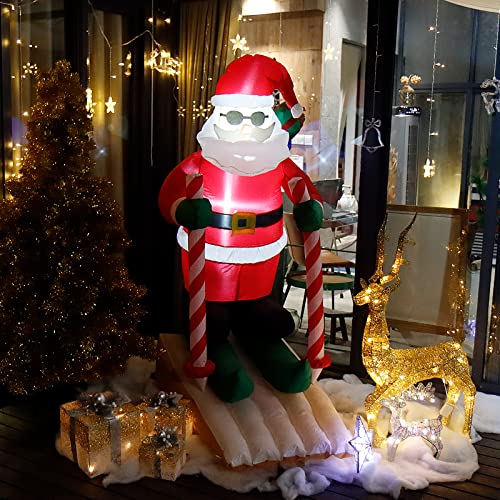 CCLife DIY Tools Père Noël gonflable LED 160 cm