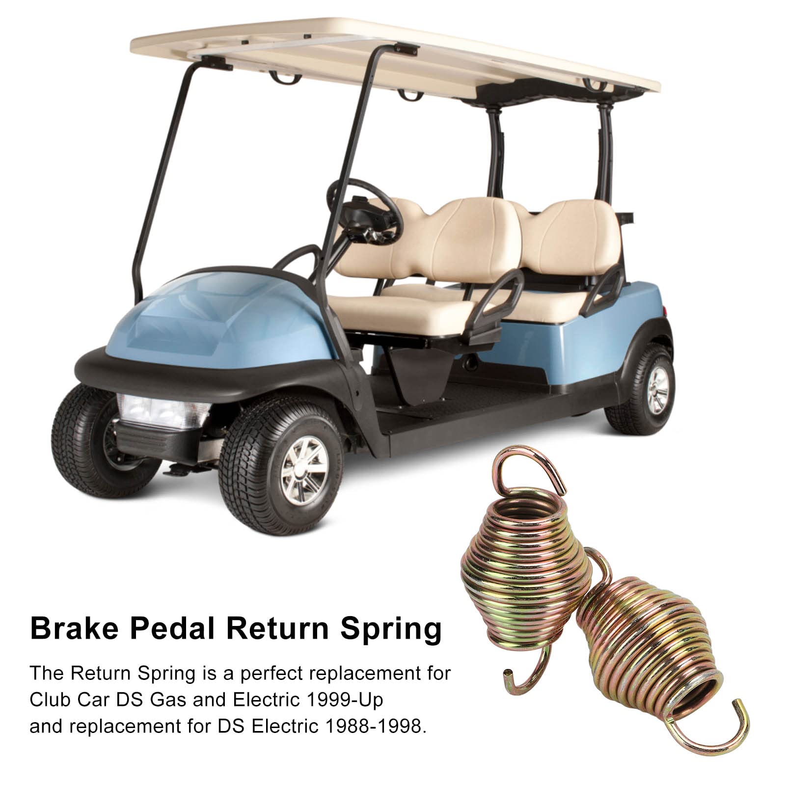 OUKENS Pièces auto ressort rappel frein 1013531 paire Club Car